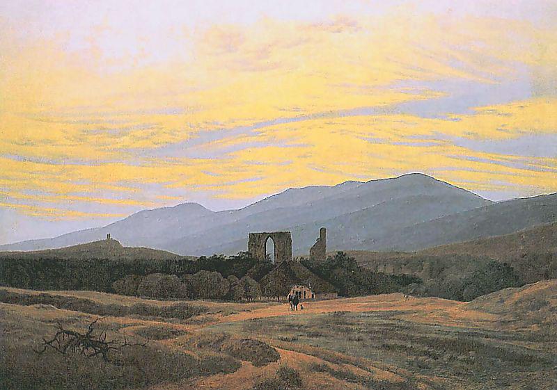 Caspar David Friedrich Klosterruine Eldena und Riesengebirge oil painting picture